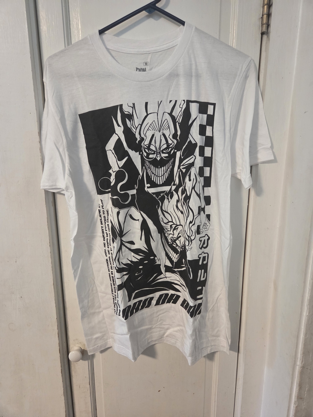 Dan Da Dan Graphic White Men's T-Shirt
